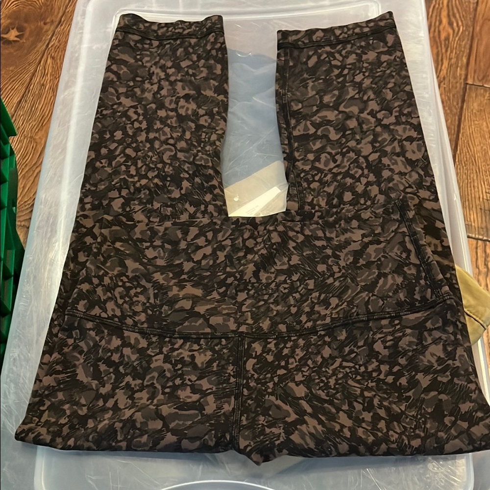 lululemon athletica Black Patterned Leggings
